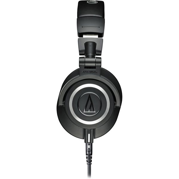 ყურსასმენი Audio-Technica ATH-M50X, Headset, Wired, 3.5mm, 6.3mm, Black