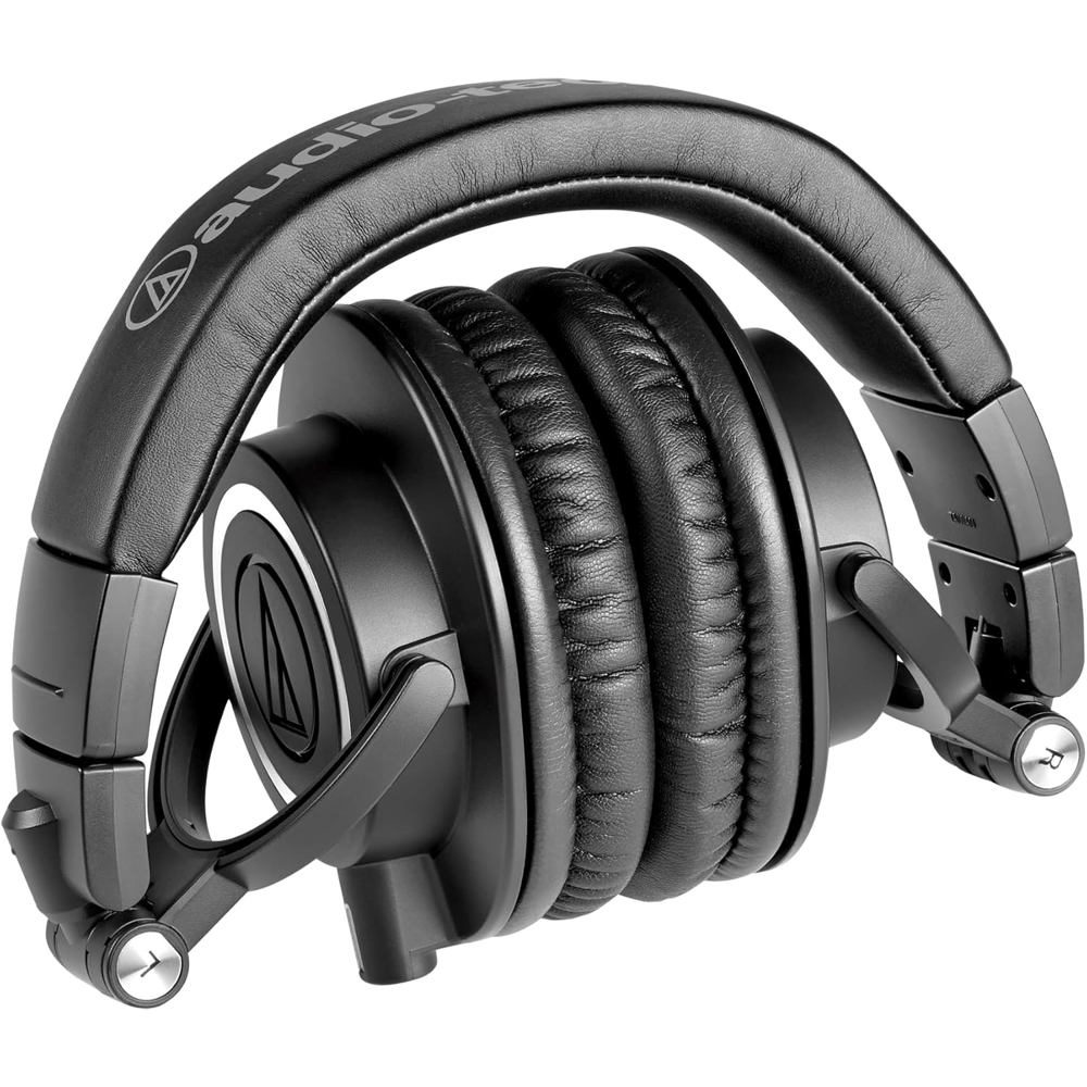 ყურსასმენი Audio-Technica ATH-M50X, Headset, Wired, 3.5mm, 6.3mm, Black