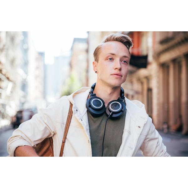 ყურსასმენი Audio-Technica ATH-M50X, Headset, Wired, 3.5mm, 6.3mm, Black