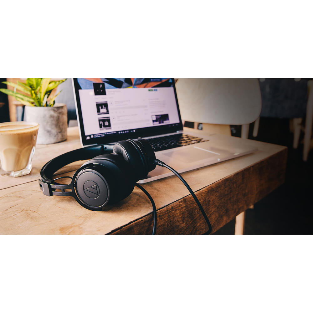 ყურსასმენი Audio-Technica ATH-M50X, Headset, Wired, 3.5mm, 6.3mm, Black