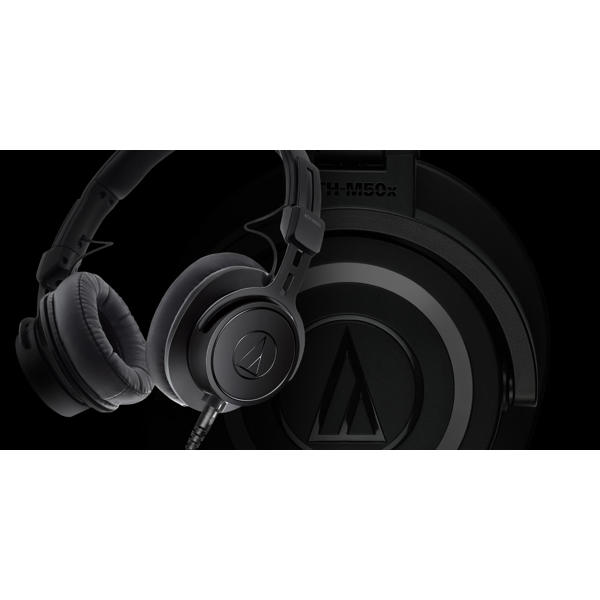 ყურსასმენი Audio-Technica ATH-M50X, Headset, Wired, 3.5mm, 6.3mm, Black
