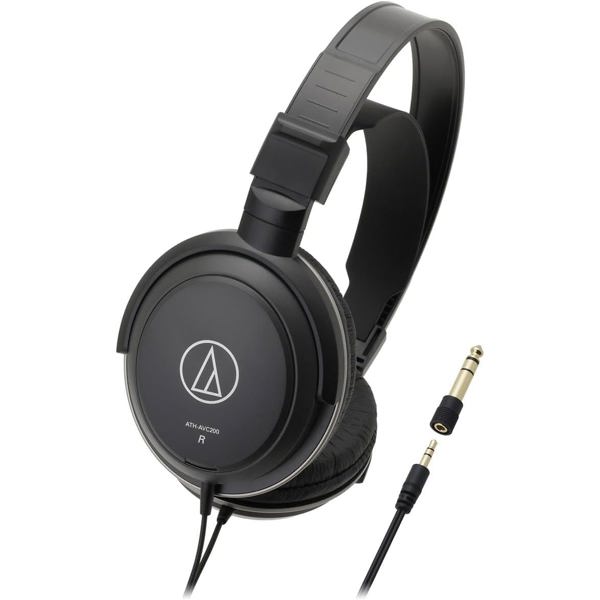 ყურსასმენი Audio-Technica ATH-AVC200, Headset, Wired, 3.5mm, 6.3mm, Black