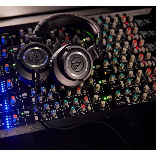 ყურსასმენი Audio-Technica ATH-AVC200, Headset, Wired, 3.5mm, 6.3mm, Black
