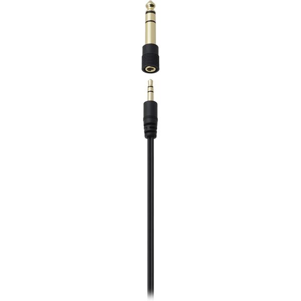 ყურსასმენი Audio-Technica ATH-AVC200, Headset, Wired, 3.5mm, 6.3mm, Black