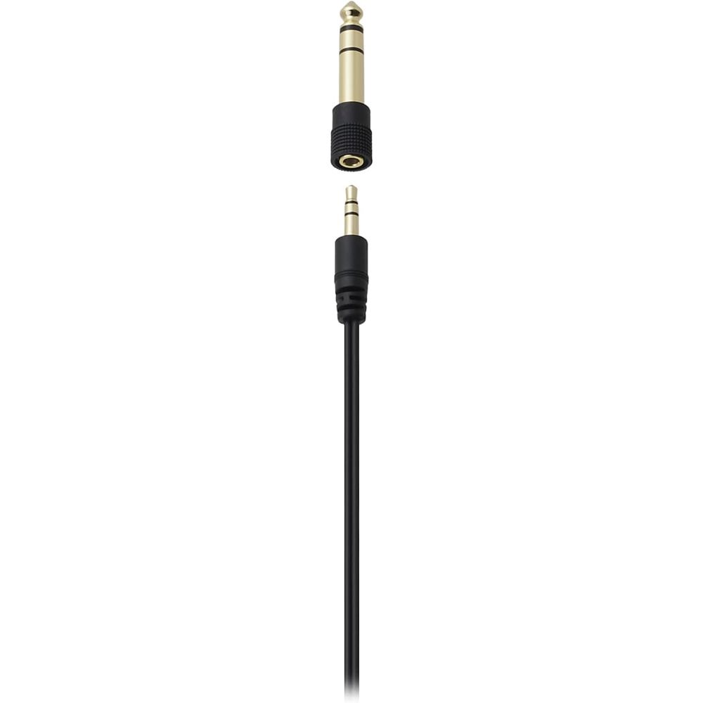 ყურსასმენი Audio-Technica ATH-AVC200, Headset, Wired, 3.5mm, 6.3mm, Black