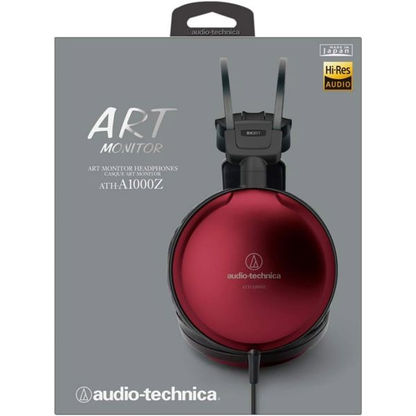 ყურსასმენი Audio-Technica ATH-A1000Z, Headset, Wired, 6.3mm, 3.5mm, Red