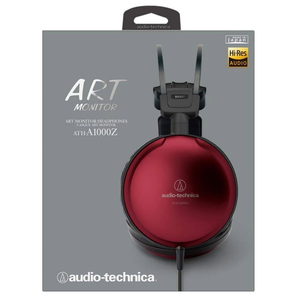 ყურსასმენი Audio-Technica ATH-A1000Z, Headset, Wired, 6.3mm, 3.5mm, Red