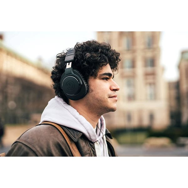 ყურსასმენი Audio-Technica ATH-M20XBT, Headset, Wireless, Bluetooth, 3.5mm, Black