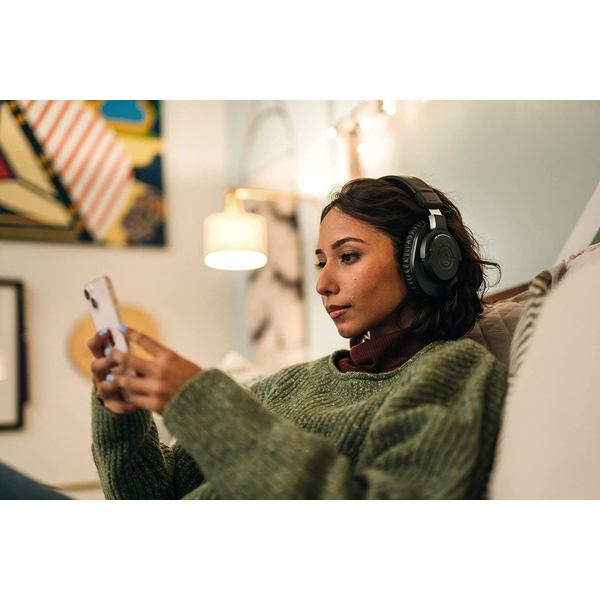 ყურსასმენი Audio-Technica ATH-M20XBT, Headset, Wireless, Bluetooth, 3.5mm, Black