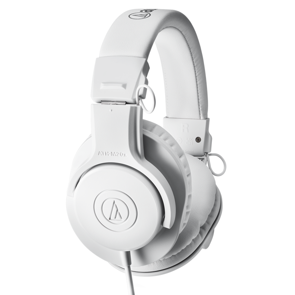 ყურსასმენი Audio-Technica ATH-M20XWH, Headset, Wired, 3.5mm, 6.3mm, White
