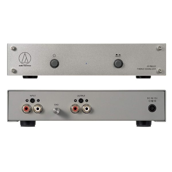 ფონო-ექვალაიზერი Audio-Technica AT-PEQ30, Phono Equaliser with MM MC Inputs, Silver