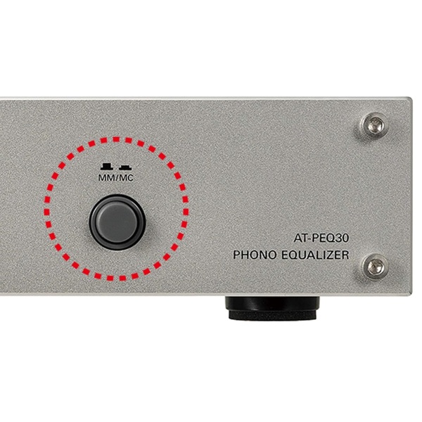 ფონო-ექვალაიზერი Audio-Technica AT-PEQ30, Phono Equaliser with MM MC Inputs, Silver