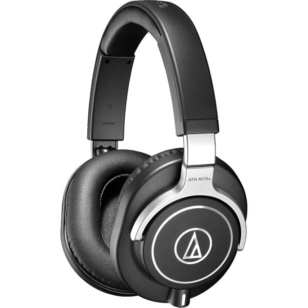 ყურსასმენი Audio-Technica ATH-M70X, Headset, Wired, 3.5mm, Black/Silver