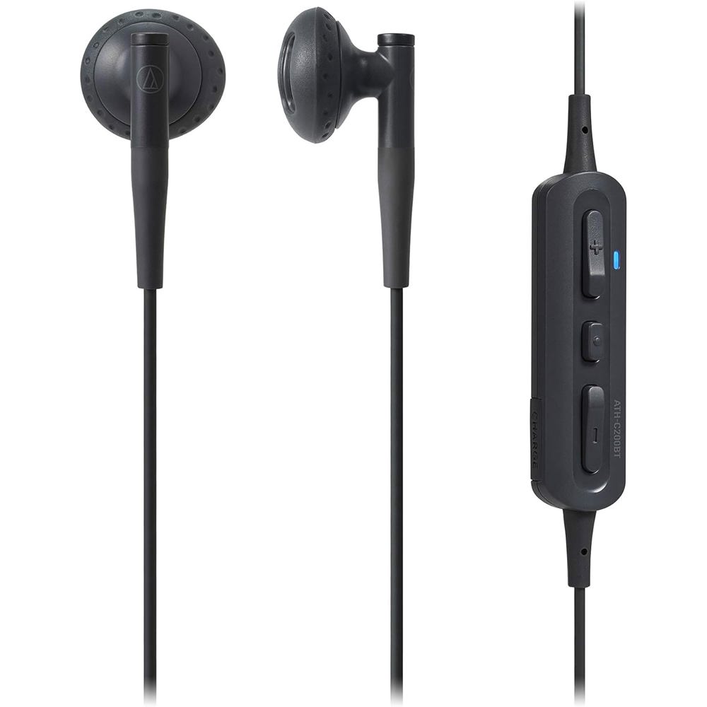 ყურსასმენი Audio-Technica ATH-C200BTBK, In-Ear Headphones, Wireless, Bluetooth, Black