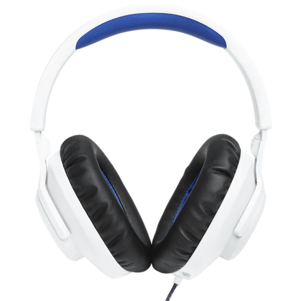 ყურსასმენი JBL JBLQ100PWHTBLU Quantum 100P Console, Gaming Headset, Wired, 3.5,mm, White/Blue