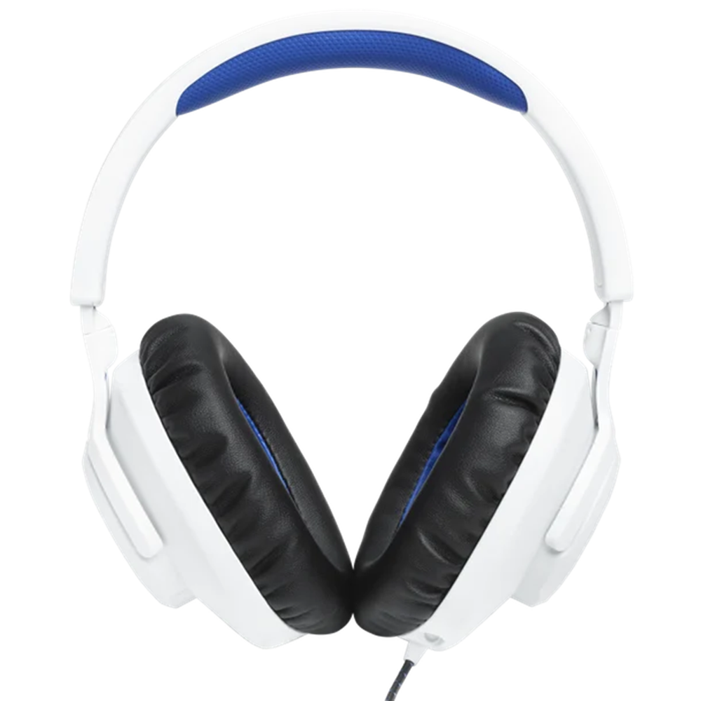 ყურსასმენი JBL JBLQ100PWHTBLU Quantum 100P Console, Gaming Headset, Wired, 3.5,mm, White/Blue