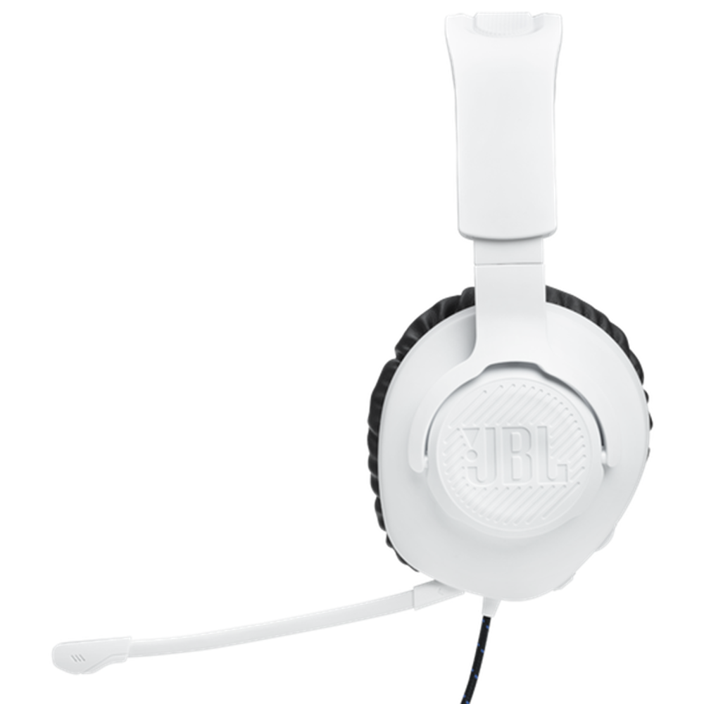 ყურსასმენი JBL JBLQ100PWHTBLU Quantum 100P Console, Gaming Headset, Wired, 3.5,mm, White/Blue