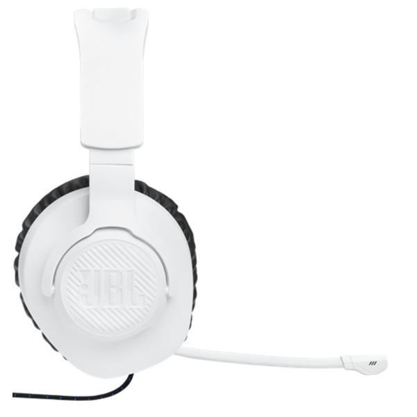 ყურსასმენი JBL JBLQ100PWHTBLU Quantum 100P Console, Gaming Headset, Wired, 3.5,mm, White/Blue