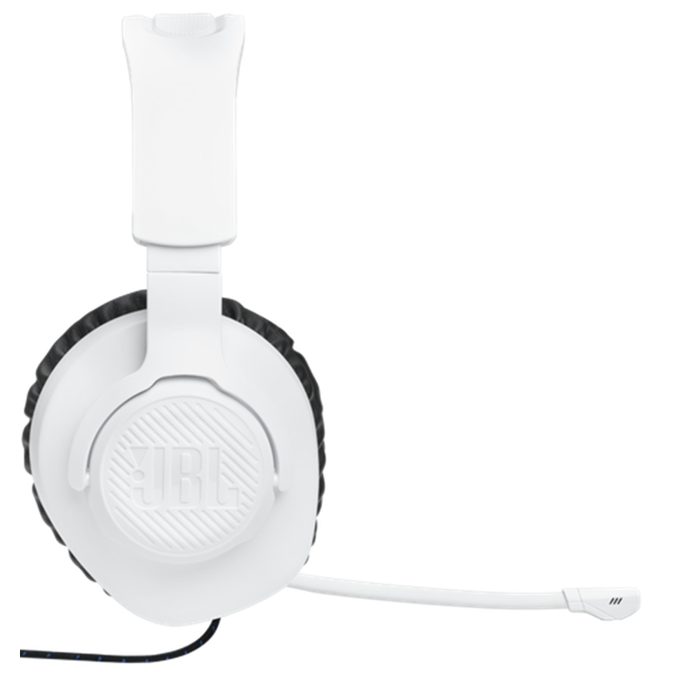 ყურსასმენი JBL JBLQ100PWHTBLU Quantum 100P Console, Gaming Headset, Wired, 3.5,mm, White/Blue