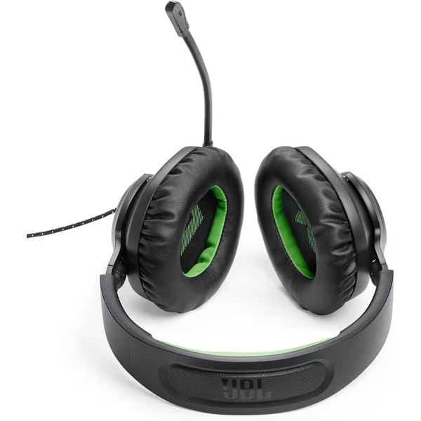 ყურსასმენი JBL JBLQ100XBLKGRN Quantum 100x Console, Gaming Headset, Wired, 3.5,mm, Black/Green