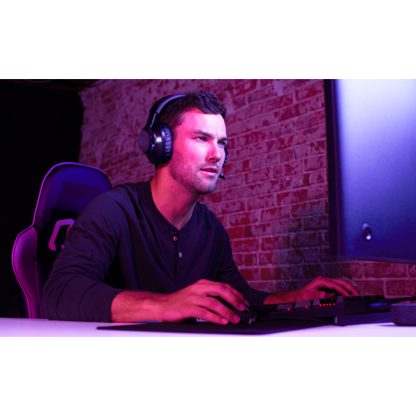 ყურსასმენი JBL JBLQ350WLBLK Quantum 350, Gaming Headset, Wireless, USB, Black
