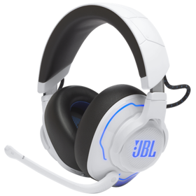 ყურსასმენი JBL JBLQ910PWLWHTBLU Quantum 910P Console, Gaming Headset, Wireless, USB, Bluetooth, 3.5mm, White