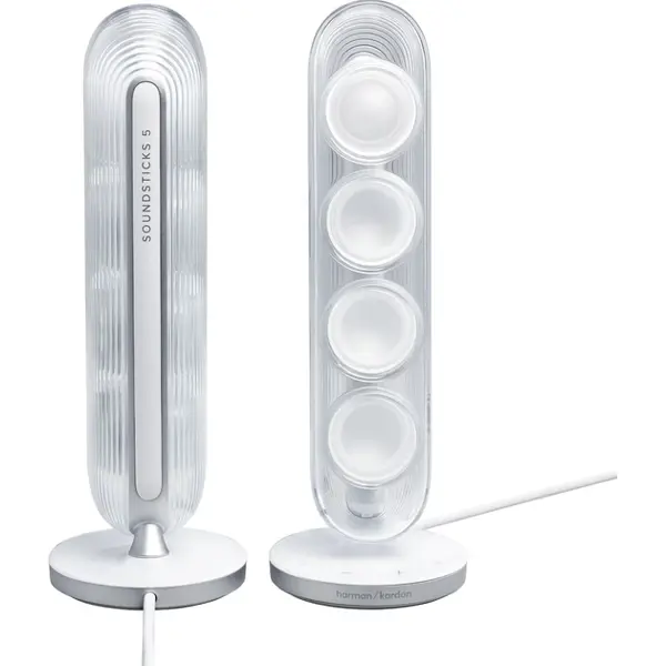 დინამიკი Harman Kardon HKSOUNDSTK5WEP Sound Sticks 5, 190W, Bluetooth, 3.5mm, Speaker, White