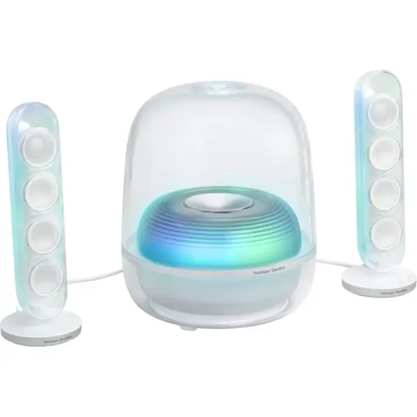 დინამიკი Harman Kardon HKSOUNDSTK5WFWEP Sound Sticks 5, 190W, Bluetooth, WiFi, 3.5mm, Speaker, White