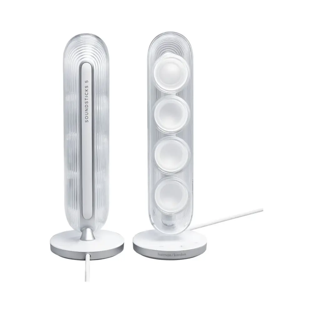დინამიკი Harman Kardon HKSOUNDSTK5WFWEP Sound Sticks 5, 190W, Bluetooth, WiFi, 3.5mm, Speaker, White