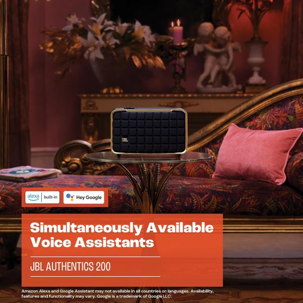 დინამიკი JBL JBLAUTH200BLKEP Authentics 200, 90W, 3.5mm, Wi-Fi, Bluetooth, Speaker, Black 