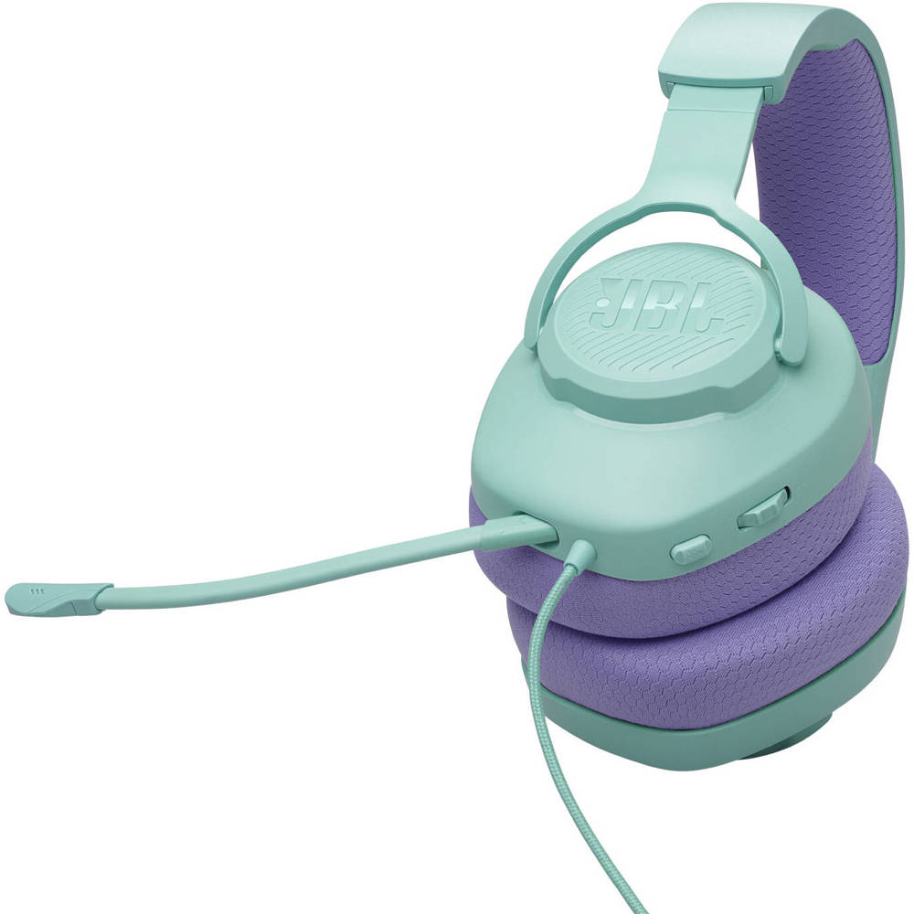 ყურსასმენი JBL JBLQTUM100M2CYN Quantum 100M2, Gaming Headset, Wired, 3.5mm, Cyan