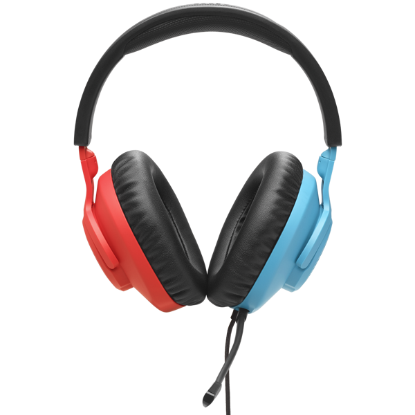 ყურსასმენი JBL JBLQTUM100N Quantum 100N, Gaming Headset, Wired, 3.5mm, Blue/Red