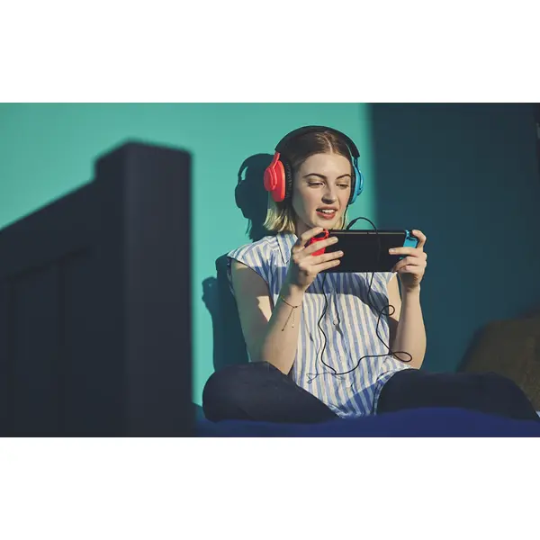ყურსასმენი JBL JBLQTUM100N Quantum 100N, Gaming Headset, Wired, 3.5mm, Blue/Red