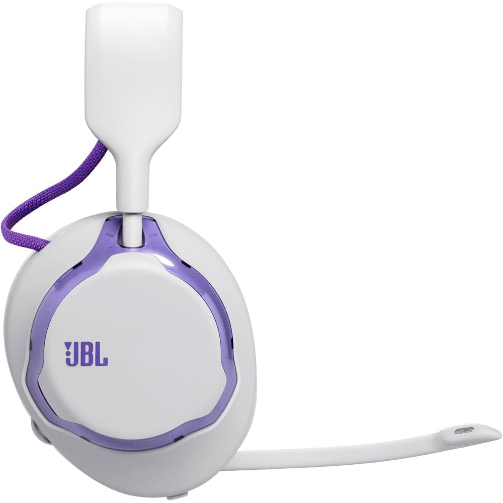 ყურსასმენი JBL JBLQTUM650WHT Quantum 650, Gaming Headset, Wireless, Bluetooth, USB, Type-C, White/Purple
