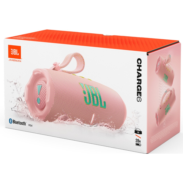 დინამიკი JBL JBLCHARGE6PINK Charge 6, 45W, Bluetooth, USB, Speaker, Pink