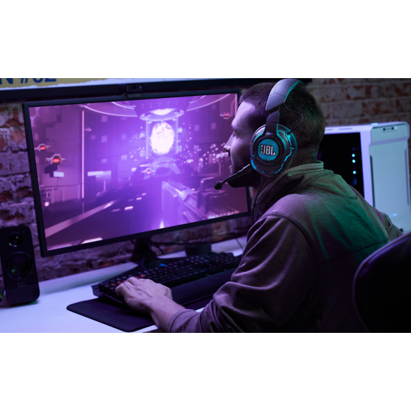 ყურსასმენი JBL Quantum ONE, Gaming Headset, Wired, 3.5mm, USB, Black