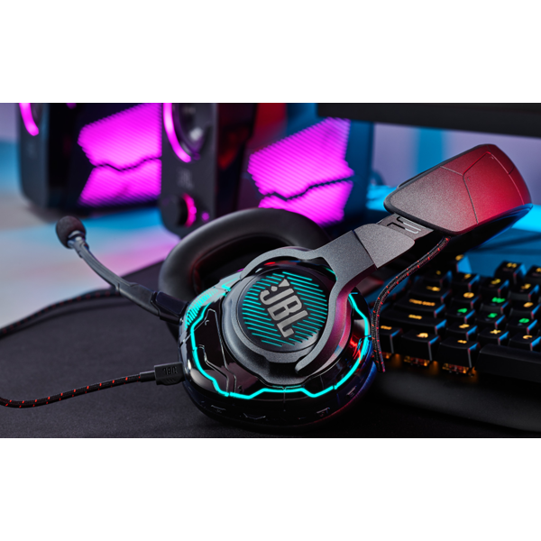 ყურსასმენი JBL Quantum ONE, Gaming Headset, Wired, 3.5mm, USB, Black