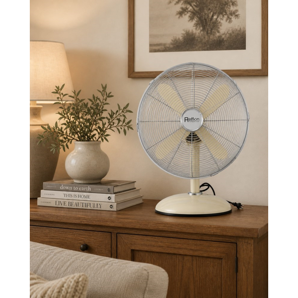 Fan Reffon FT-40M-YL, 50W, Yellow Chrome