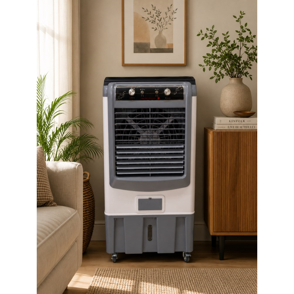 ჰაერის გამაგრილებელი AIMON HS-40B, 200W, 40L, Air Cooler, White/Grey