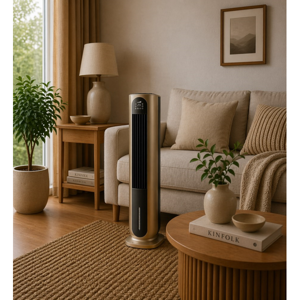 ჰაერის გამაგრილებელი BRILLOP HQ30-300BSR-2108A, Air Cooler, Gold