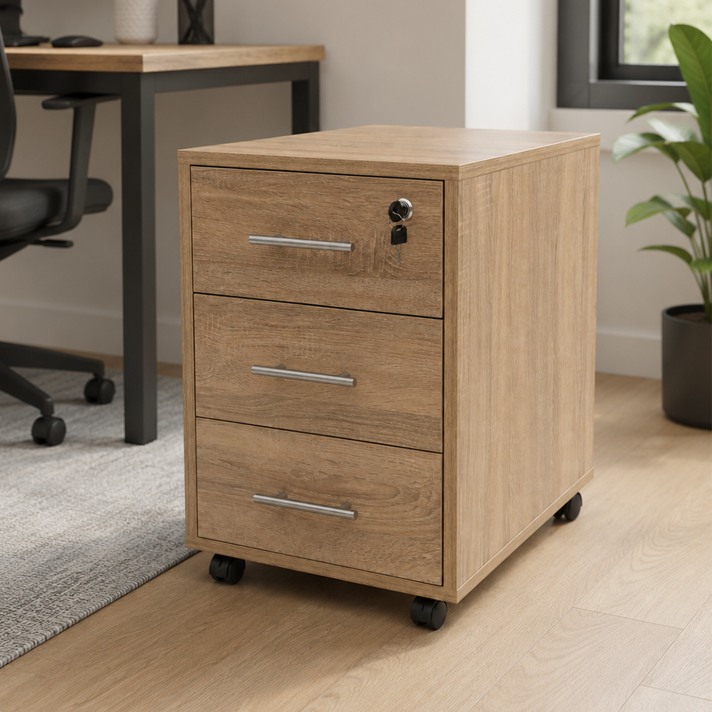 Office File Cabinet OEM 07100307, Brown