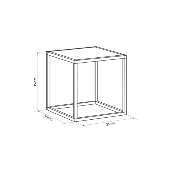 Standing Shelf OEM 07011338, Black/Brown