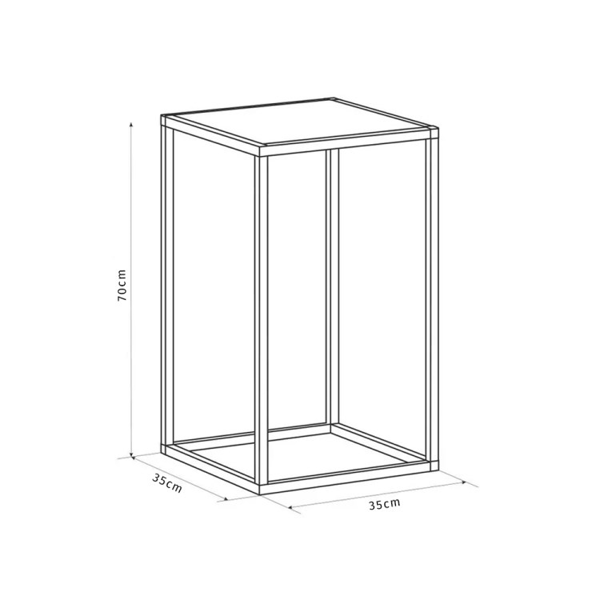 Standing Shelf OEM 07100165, Black/Brown