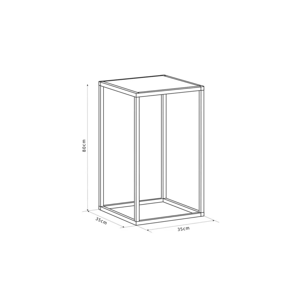 Standing Shelf OEM 07100166, Black/Brown