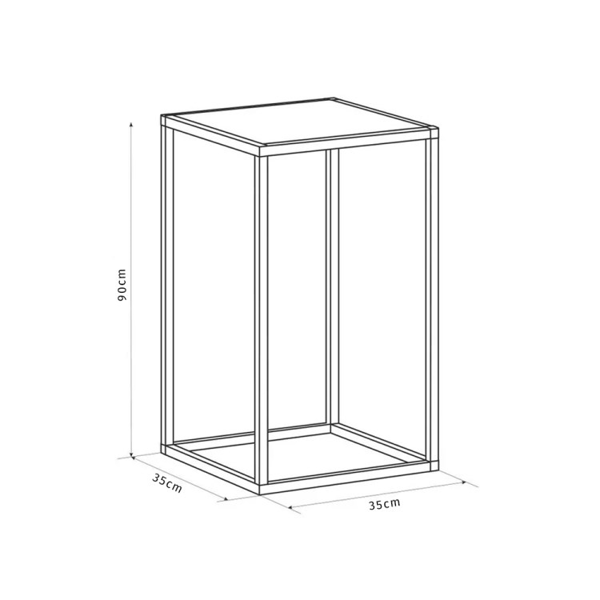 Standing Shelf OEM 07100167, Black/Brown