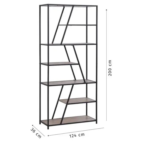 სტელაჟი OEM 07100168, Standing Shelf, Black/Brown
