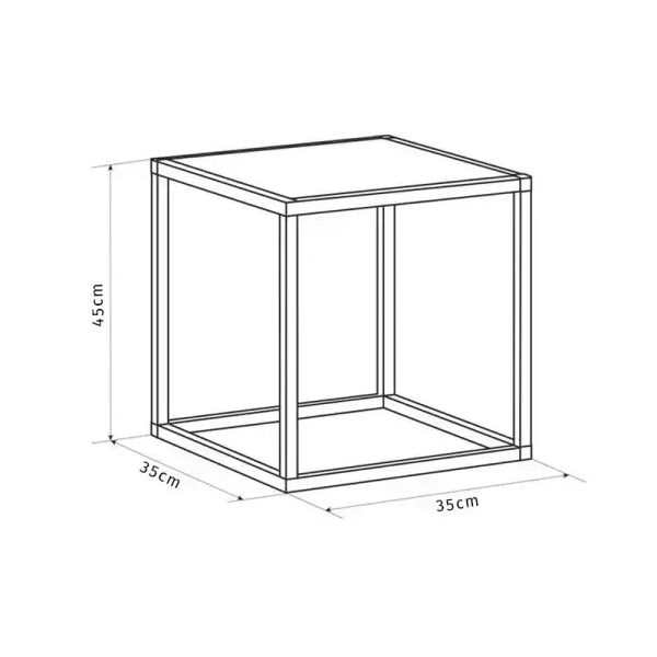სტელაჟი OEM 07100182, Standing Shelf, Black/Brown
