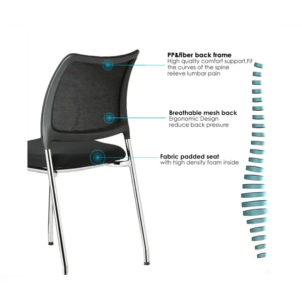 საოფისე სავარძელი NOEL Vicki, Office Chair, Black