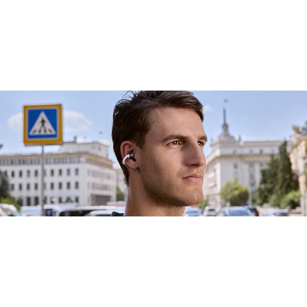 ყურსასმენი JBL JBLSNDGEARCLWHT Soundgear Clips, Earbuds, Wireless, Bluetooth, IP54, White