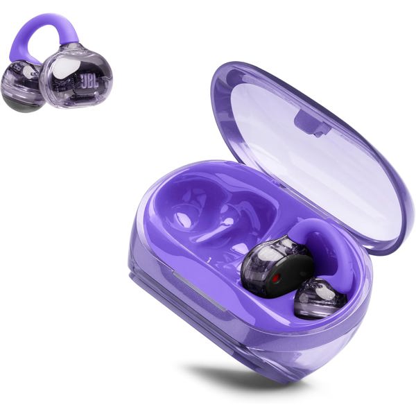 ყურსასმენი JBL JBLSNDGEARCLPUR Soundgear Clips, Earbuds, Wireless, Bluetooth, IP54, Purple